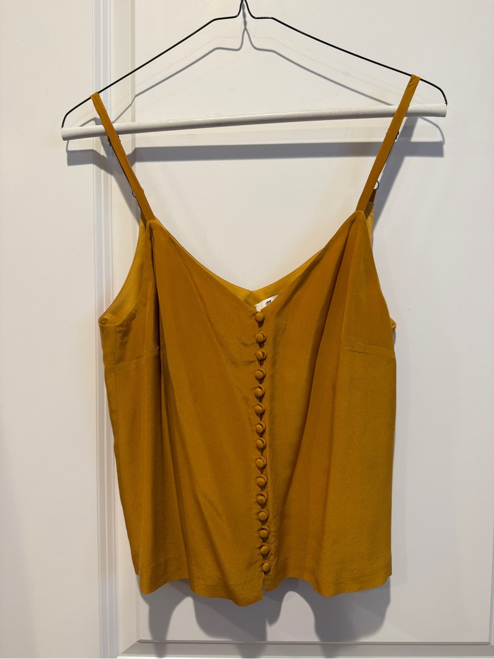 Madewell Silk Button-Down Cami